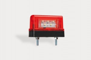 Фонарь освещения регистрационного знака красный LED на подставке FT0161ALED FRISTOM