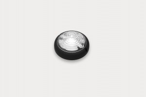 Фонарь освещения салона LED 12-36В, чёрный, круглый FT160CZLED FRISTOM